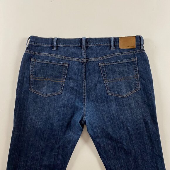 Lucky Brand 181 Relaxed Straight Jeans Mens 46 x 32 Measure 45 x 30 Blue Stretch - Picture 4 of 12